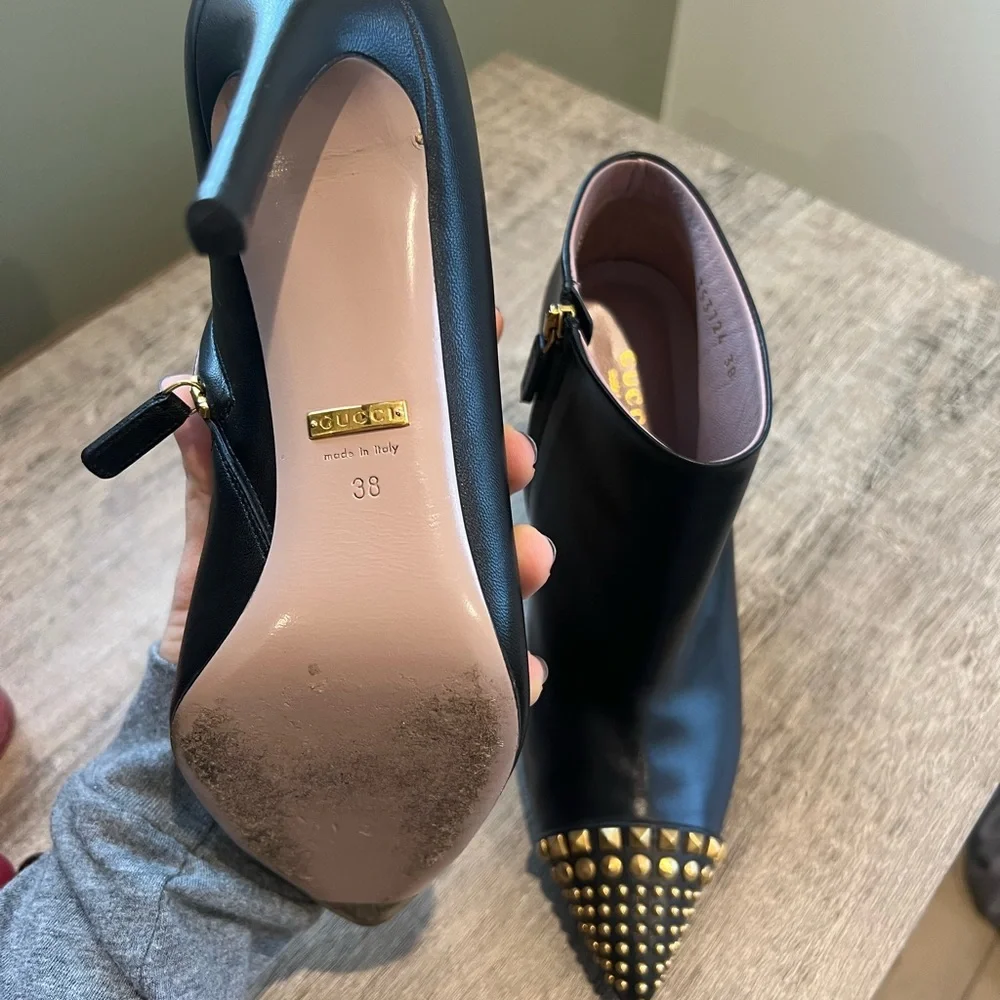 Gucci Women's Malaga Studded
Ankle Boots - Size 38 - Picture 4 of 4